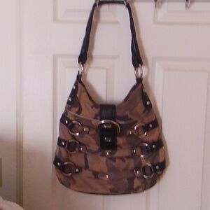 B. Makowsky Stylish Camouflage Shoulder Bag